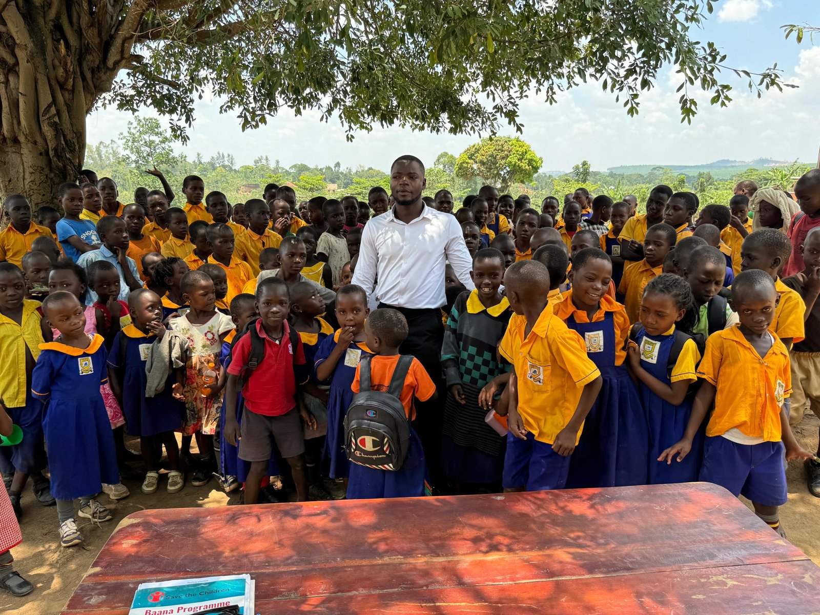 Celebration after receiving official NGO registration certificate